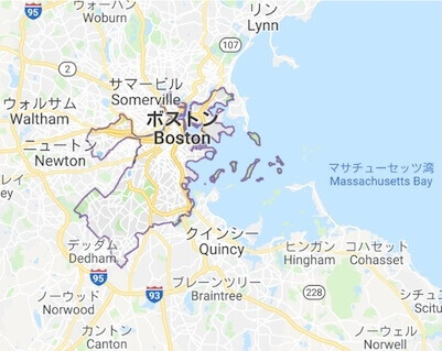 ボストン地図