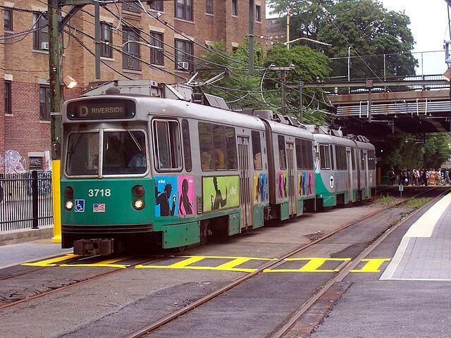 ボストン地下鉄グリーンライン電車車体
