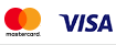 MasterCardとVISAのロゴ