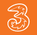 3（Hi3G）オレンジのロゴ