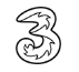 3 （3HongKong）のロゴ