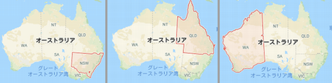 オーストラリア州を表示した図